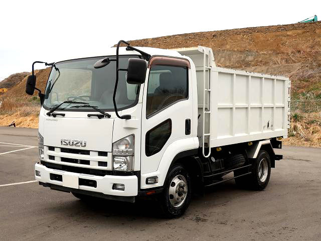 [Vehicles for lease rental only] 2014 model Isuzu Forward medium-sized deep dump truck Shinmaywa No soil loading specification 