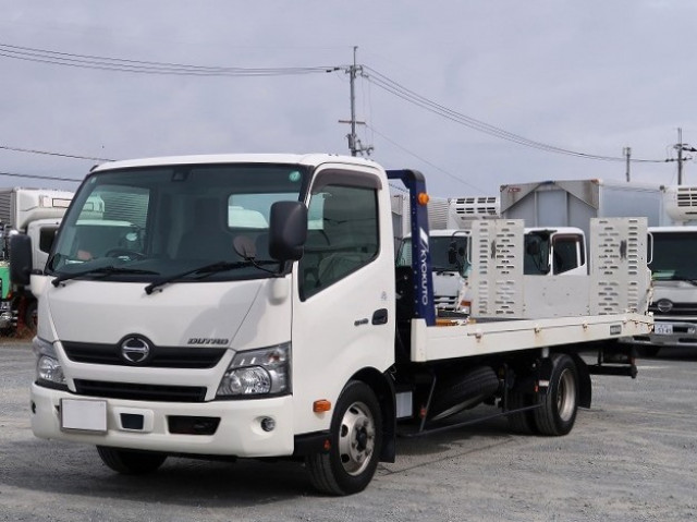 2018 Hino Dutro 3t Self Loader Far East Flat Top Winch Radio Controlled Walking Board 150hp [Semi-medium license compatible *Excluding 5t limited]