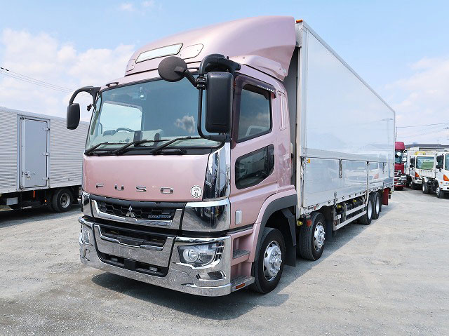 [Vehicles for lease rental only] Mitsubishi Fuso Super Great, 2017 model, large aluminum wing, 4-axle low floor, 394 horsepower