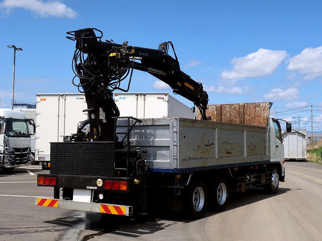 中古トラック 三菱ふそうグラップル付スクラップ運搬車 ＃6