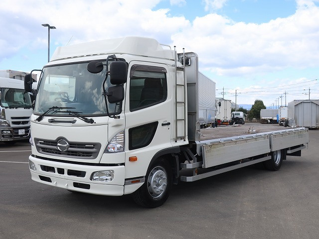 中古トラック 日野 レンジャー 増トン平ボディアルミブロック