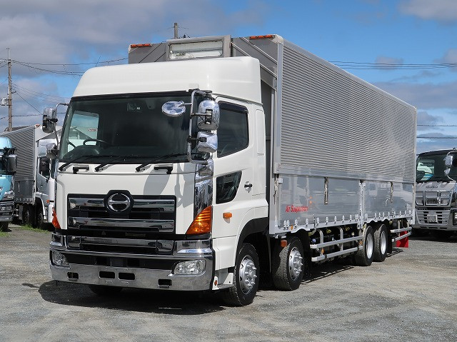 [Vehicles for lease rental only] 2016 Hino Profia large aluminum wing 4-axle low floor high roof retarder 