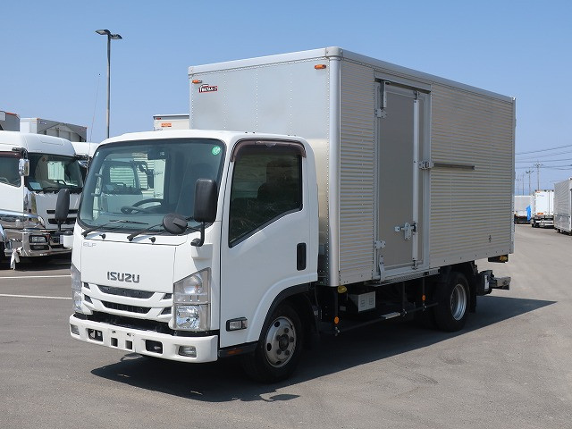 2018 Isuzu Elf 2t aluminum van, standard long, storage PG, left sliding door, 2-stage lashing rail, 150 horsepower, 150,000km on meter, [Semi-medium-sized license compatible *Excluding 5t limited]