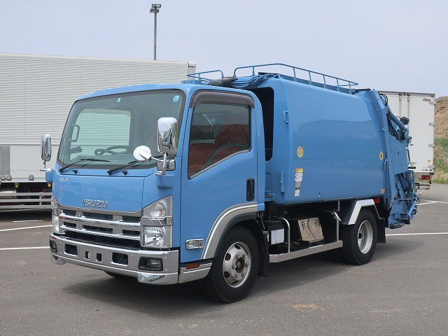中古トラック いすゞ エルフ 小型パッカー車