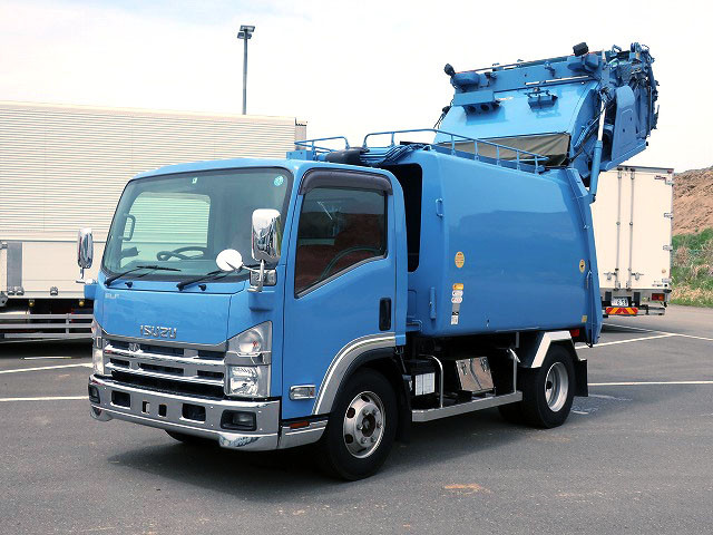 中古トラック いすゞ エルフ 小型パッカー車
