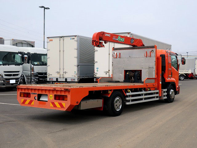 中古トラック いすゞクレーン付セルフローダー ＃6