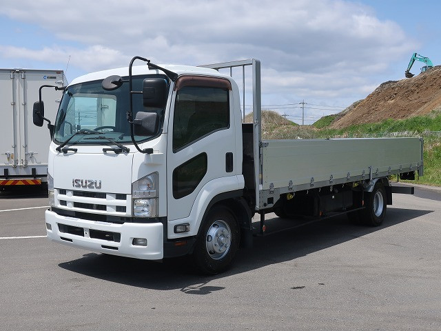 [Vehicles for lease rental only] 2012 Isuzu Forward, medium-sized flat body, aluminum block, 6200 standard 