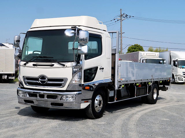 中古トラック 日野 レンジャー 中型平ボディアルミブロック