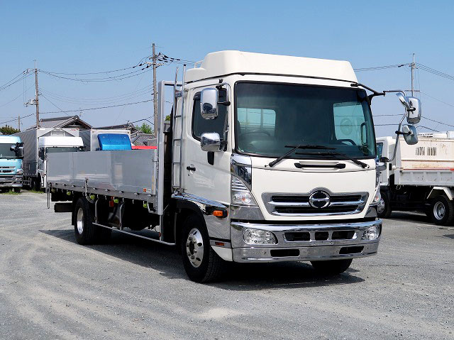 中古トラック 日野 レンジャー 中型平ボディアルミブロック