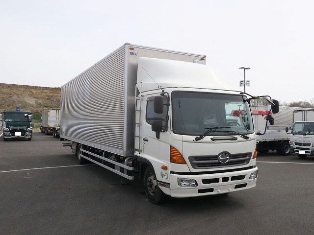 中古トラック 日野 レンジャー 中型アルミバン おばけバン