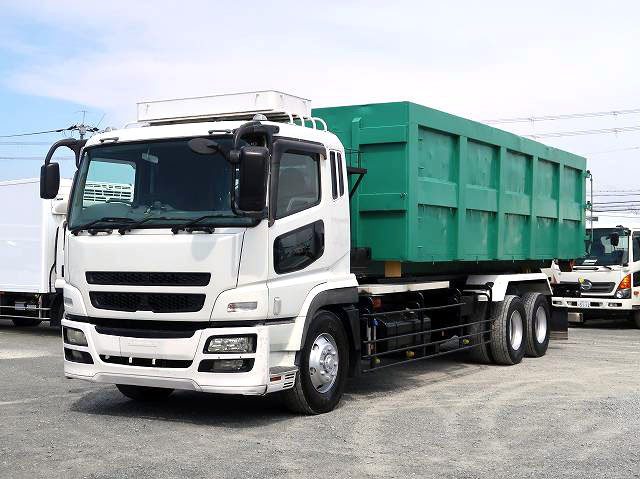 2008 Mitsubishi Fuso Super Great Large Arm Roller Shinmaywa Made Boxed Twin Hoist 2 Differentials Load Capacity 11.8t 380hp *Actual mileage on meter: approx. 230,000km/Vehicle inspection valid until June 2015*