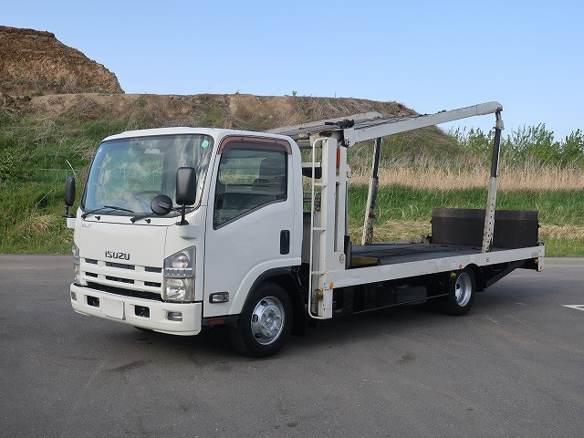 中古トラック いすゞ エルフ 小型車載車 2台積み