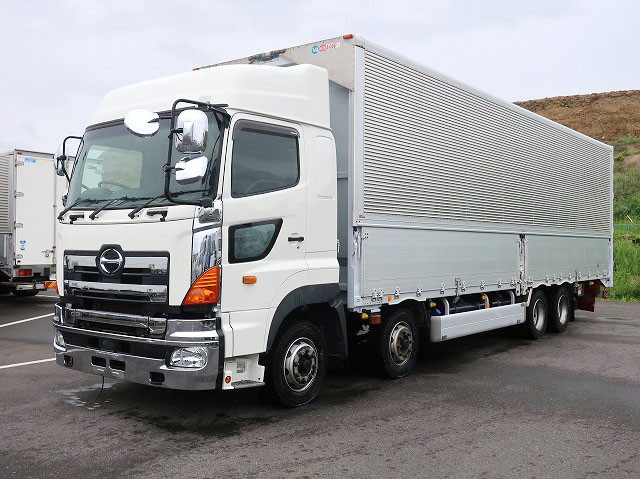 [Vehicles for lease rental only] 2016 Hino Profia large aluminum wing 4-axle low floor high roof retarder 