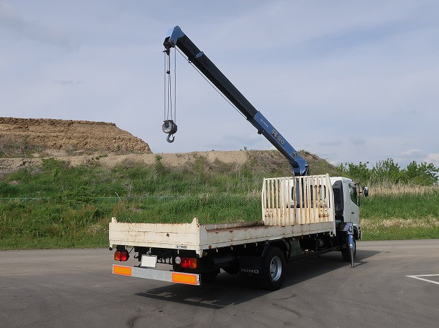 中古トラック 日野クレーン付平ボディ ＃6