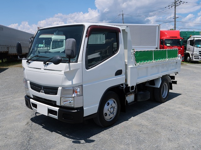 【リースレンタル専用車両】平成25年式 三菱ふそう キャンター 3tダンプ 極東 手動コボレーン 150馬力 【準中型免許対応 ※5t限定を除く】