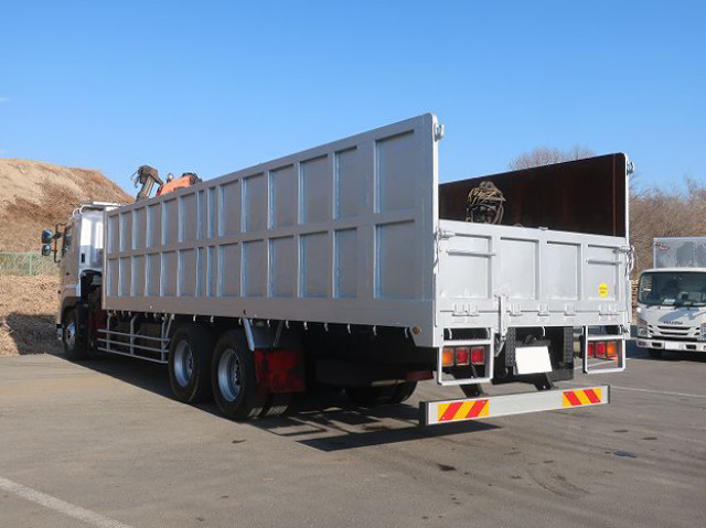 中古トラック 日野 プロフィア ヒアブクレーン付平ボディ