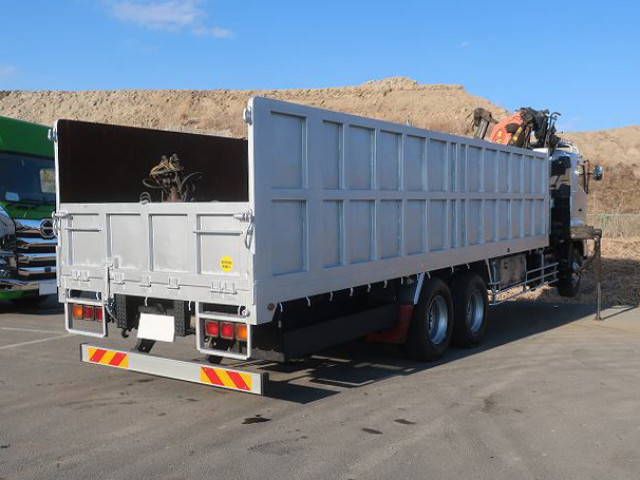 中古トラック 日野 プロフィア ヒアブクレーン付平ボディ