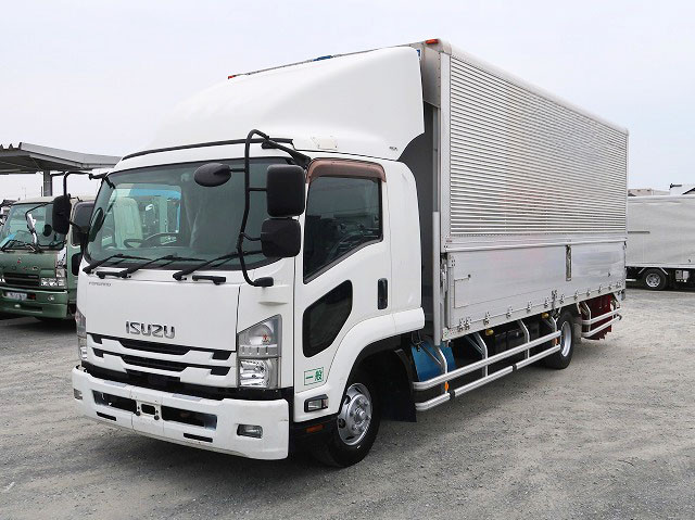 [Vehicle for lease rental only] 2017 Isuzu Forward, medium-sized aluminum wing, 6200 wide, 240 horsepower 