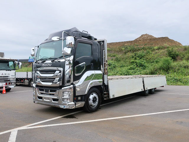 中古トラック いすゞ平ボディアルミブロック ＃5