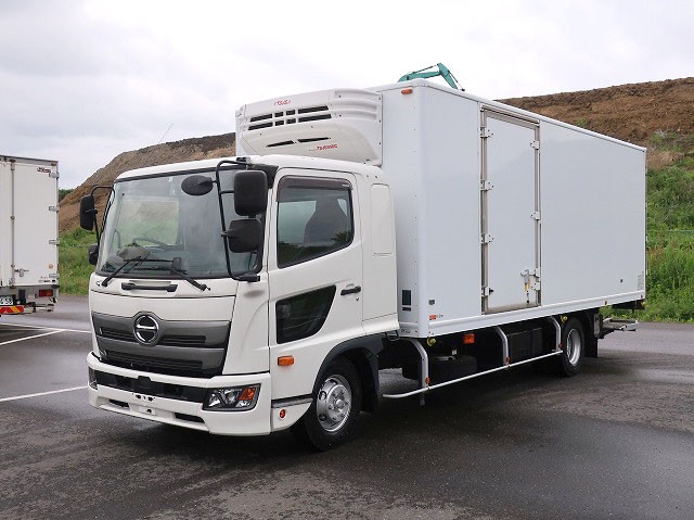 [Vehicles for lease rental only] Reiwa 3 model Hino Ranger medium-sized refrigerated van 6200 wide storage PG made by Hishi Heavy Industries -30 degree setting left side door 240 horsepower 