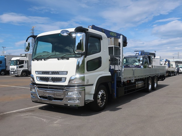 中古トラック 三菱ふそうクレーン付平ボディ ＃3