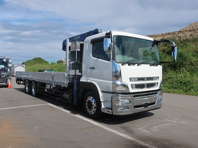 中古トラック 三菱ふそうクレーン付平ボディ #4