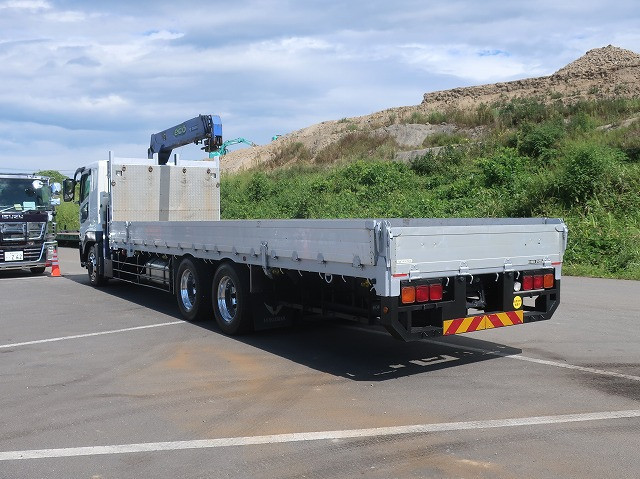 中古トラック 三菱ふそう スーパーグレート 大型クレーン付平ボディ