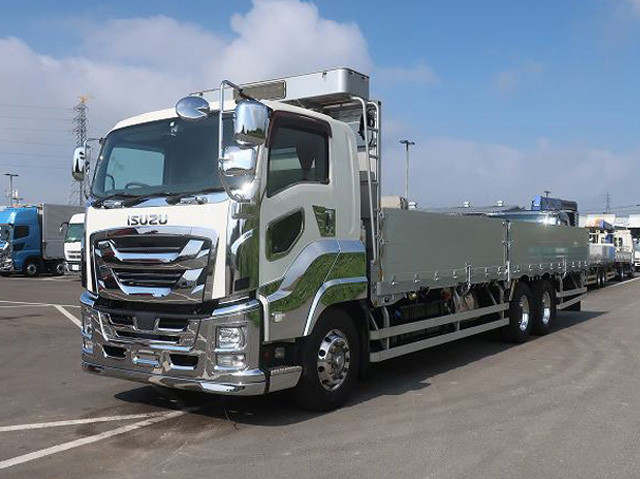 中古トラック いすゞ平ボディアルミブロック