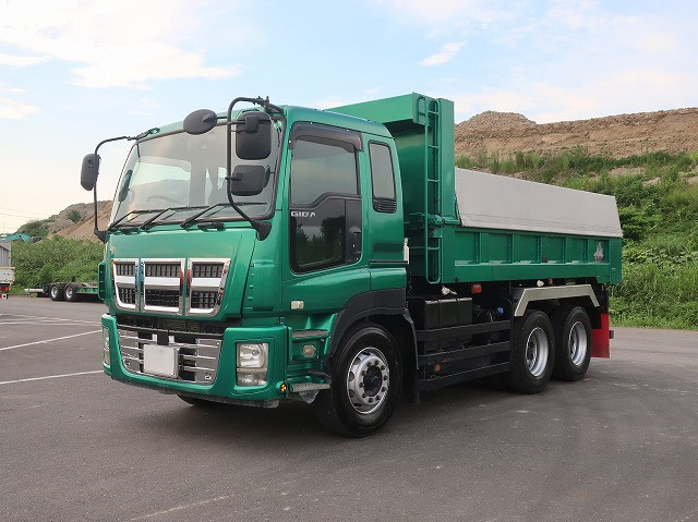 2013 Isuzu Giga Large Dump Truck, Far East, 5100 Body, L Gate, 2 Differentials, 380 Horsepower