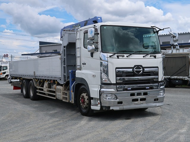 中古トラック 日野クレーン付平ボディ ＃2