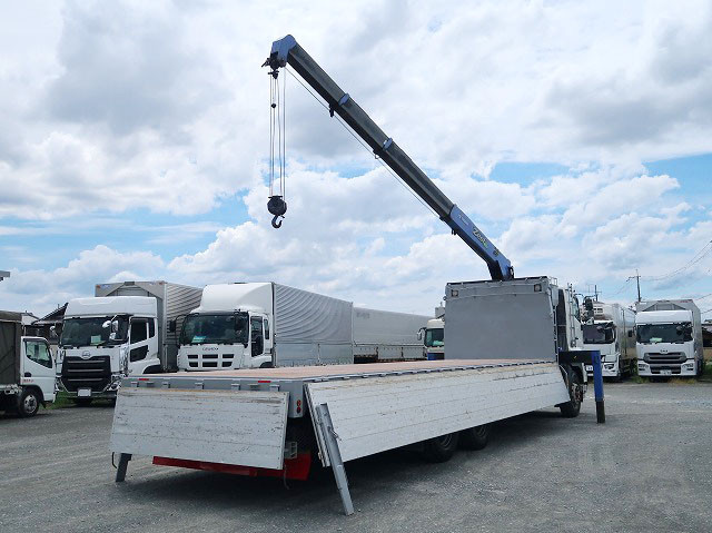 中古トラック 日野クレーン付平ボディ ＃6