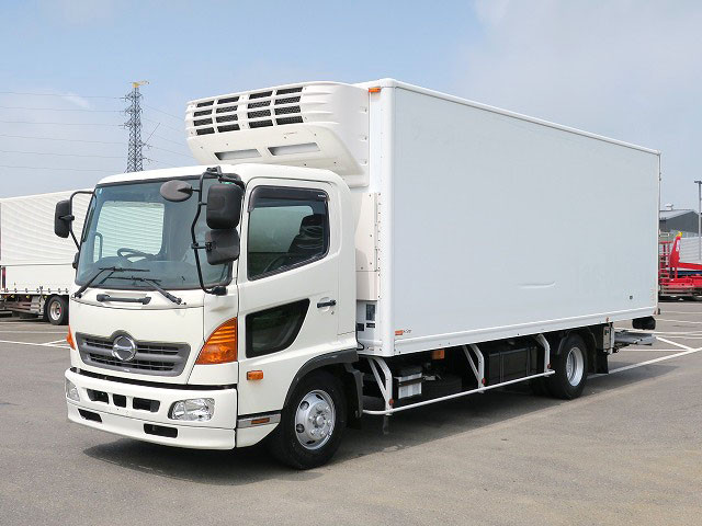 [Vehicles for lease rental only] 2015 Hino Ranger medium-sized refrigerated van, 6300 standard storage PG, Denso, -32 degree setting