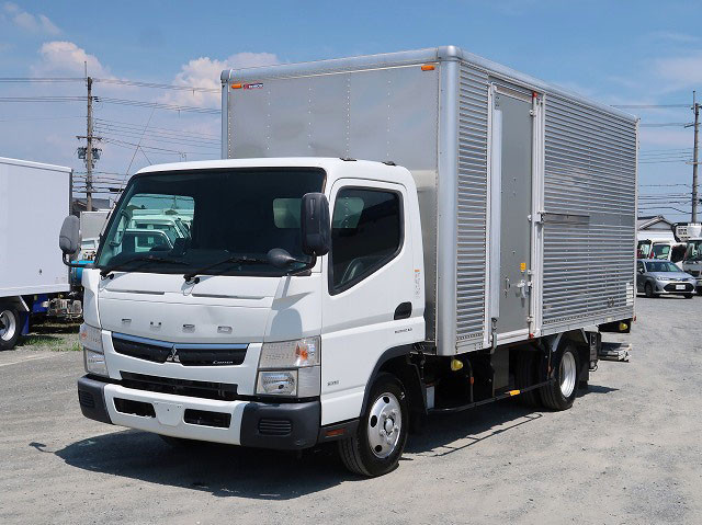 2019 Mitsubishi Fuso Canter 2t Aluminum Van Wide Long Interior Height 212cm Storage PG Left Sliding Door Fully Low Floor 150 Horsepower 2 Lashing Rails [Semi-Medium License Compatible *Excluding 5t Limited]