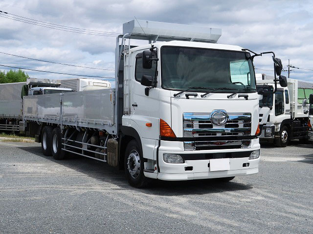 中古トラック 日野 プロフィア 大型平ボディアルミブロック