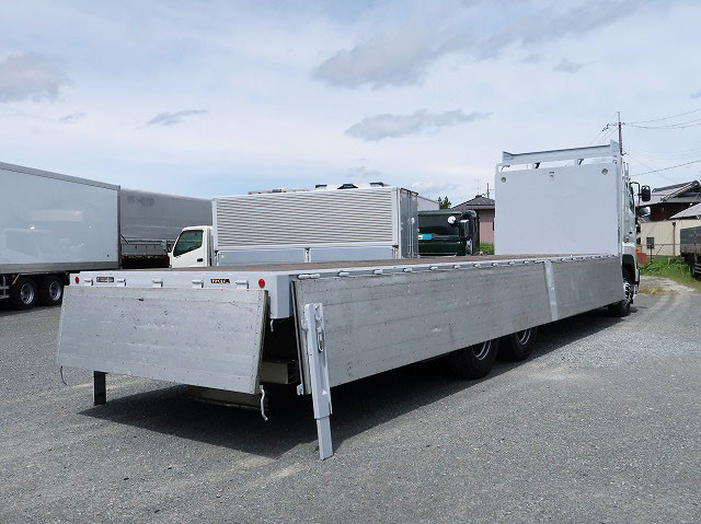 中古トラック 日野 プロフィア 大型平ボディアルミブロック