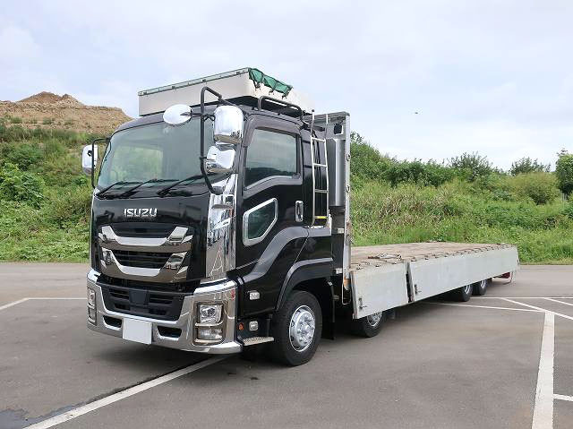 中古トラック いすゞ平ボディアルミブロック ＃5