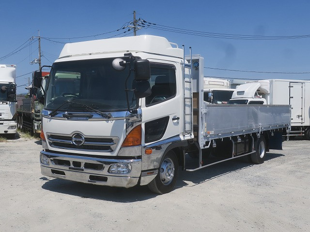 2015 Hino Ranger Medium Flatbed Aluminum Block 6200 Wide 240 HP 