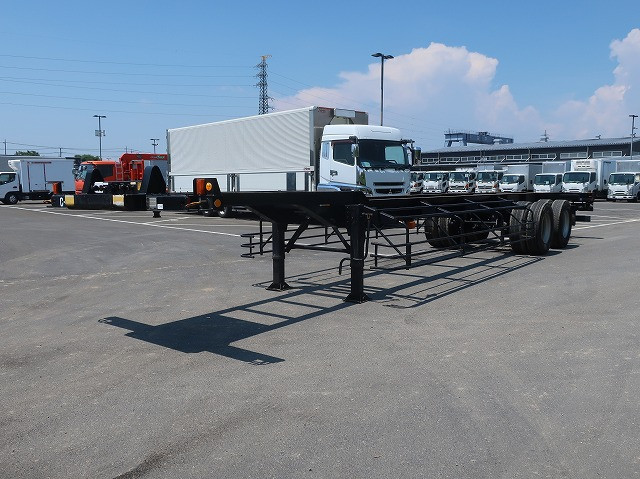 [Vehicles for lease rental only] 2005 model Nippon Trex 2-axle 40FT marine container chassis Maximum load 24t