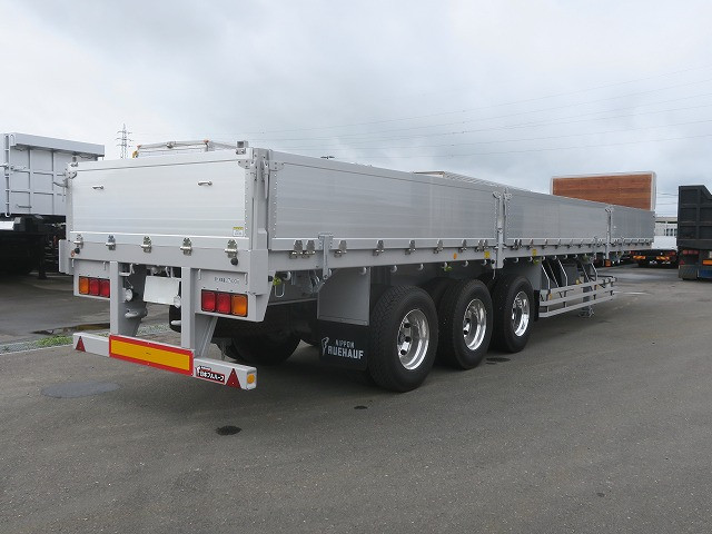 中古トラック 日本フルハーフアルミブロック平トレーラー ＃3