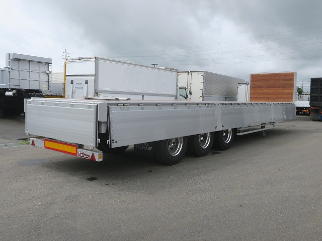 中古トラック 日本フルハーフアルミブロック平トレーラー ＃6