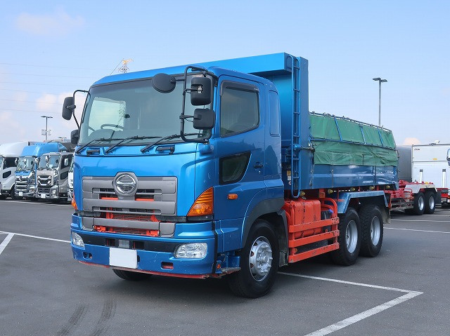 [Lease Rental Vehicle] 2014 Hino Profia Large Dump Truck with L-Gate, 2 Differentials, 380 HP 