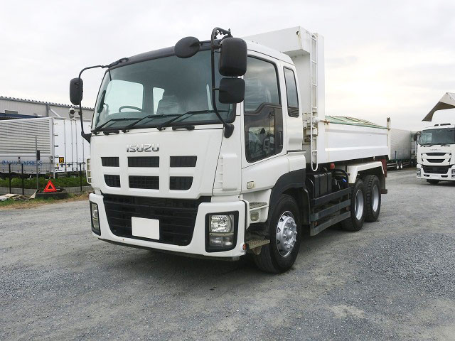 [Lease Rental Vehicle] 2014 Isuzu Giga Large Dump Truck, 5100 Body, 221cm Wide, 2 Differentials, 380 HP 