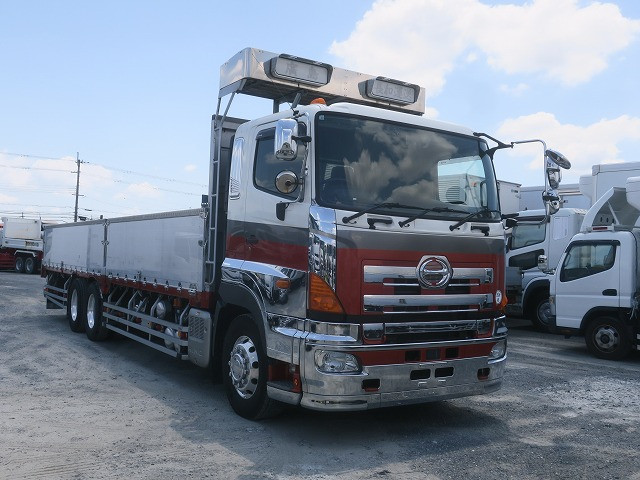 中古トラック 日野 プロフィア 大型平ボディアルミブロック