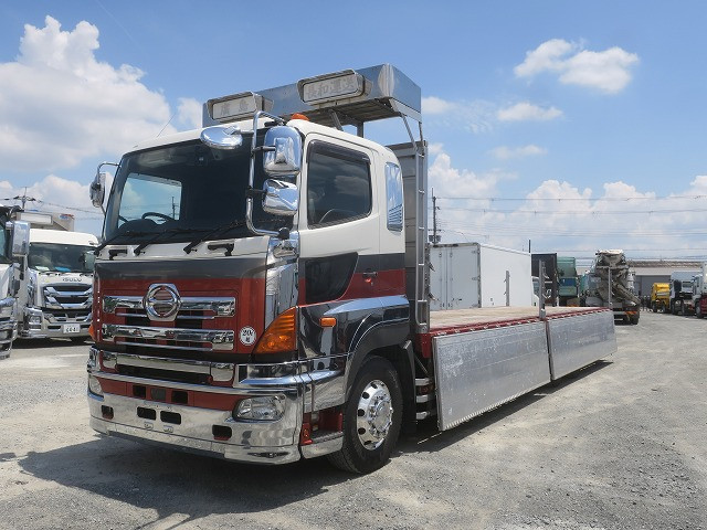 中古トラック 日野 プロフィア 大型平ボディアルミブロック