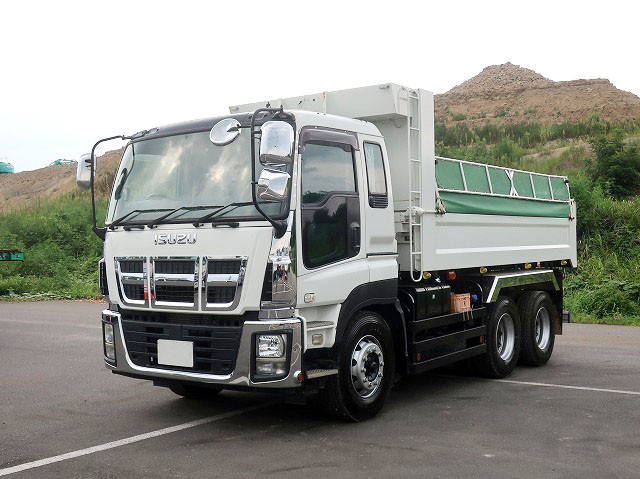 [Vehicle for lease rental only] 2015 Isuzu Giga Large Dump Truck, 5100 Body, 2 Differentials, 380 HP ★Raku-Nori Pack installed!★