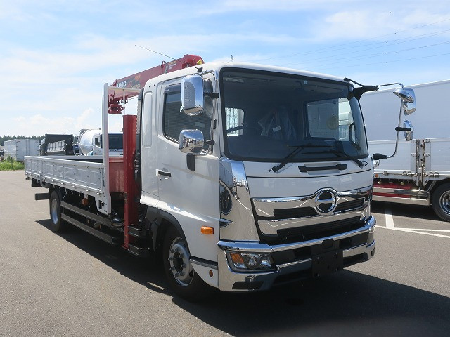 中古トラック 日野クレーン付平ボディ ＃2