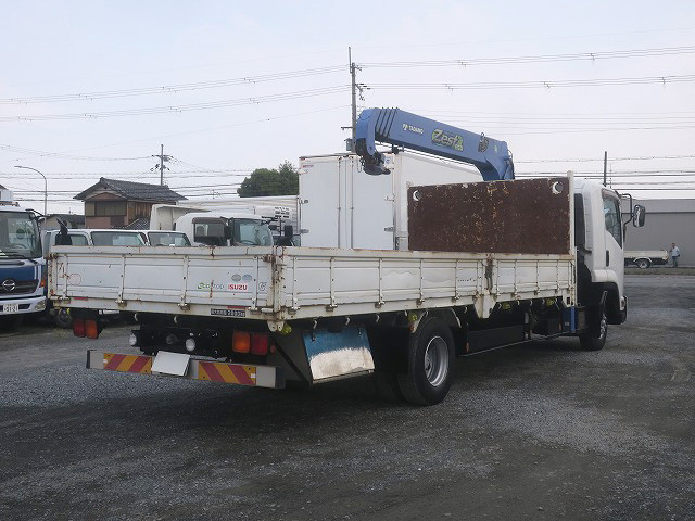 中古トラック いすゞ フォワード 中型クレーン付平ボディ