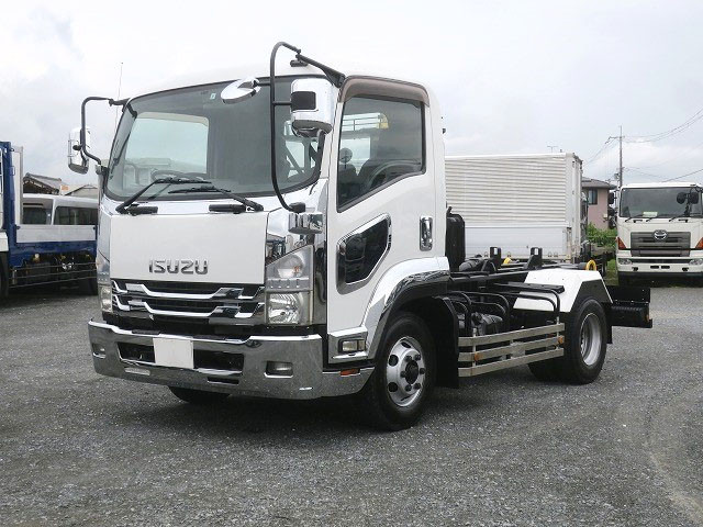 [Lease Rental Vehicle] 2012 Isuzu Forward Medium-Duty Arm Roller with ShinMaywa Twin Hoist 