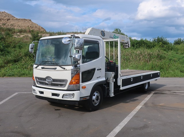 中古トラック 日野クレーン付平ボディ ＃5