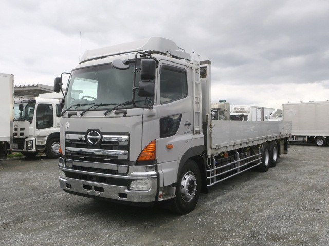 中古トラック 日野 プロフィア 大型平ボディアルミブロック